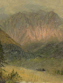 Frederic Edwin Church - Alpine study of a sunset | Фредерик Эдвин Чёрч Frederic Edwin Church - Alpine study of a sunset | Фредерик Эдвин Чёрч