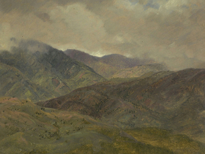Frederic Edwin Church - Blue Hills and Gray Clouds | Фредерик Эдвин Чёрч