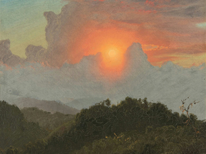 Frederic Edwin Church - Clouds and Sunset, Jamaica | Фредерик Эдвин Чёрч Frederic Edwin Church - Clouds and Sunset, Jamaica | Фредерик Эдвин Чёрч