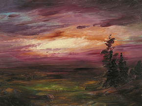 Frederic Edwin Church - Evening Twilight | Фредерик Эдвин Чёрч Frederic Edwin Church - Evening Twilight | Фредерик Эдвин Чёрч