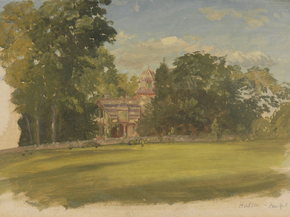 Frederic Edwin Church - House in Hudson, New York | Фредерик Эдвин Чёрч Frederic Edwin Church - House in Hudson, New York | Фредерик Эдвин Чёрч