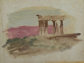 Frederic Edwin Church - Ruins of Doric Temple | Фредерик Эдвин Чёрч