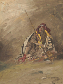 Frederic Edwin Church - Seated Bedouin | Фредерик Эдвин Чёрч