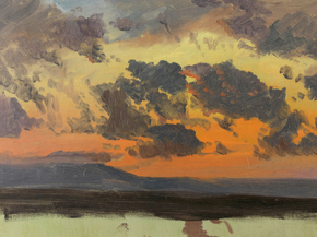 Frederic Edwin Church - Sky at sunset, Jamaica | Фредерик Эдвин Чёрч