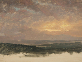 Frederic Edwin Church - Sunset over the Catskills | Фредерик Эдвин Чёрч
