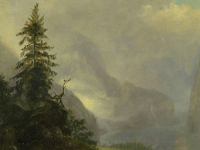 Frederic Edwin Church - The Koenigsee, near Berchtesgeden | Фредерик Эдвин Чёрч