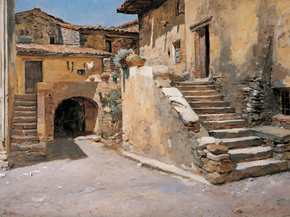Frank Duveneck - Italian Courtyard | Фрэнк Дювенек Frank Duveneck - Italian Courtyard | Фрэнк Дювенек