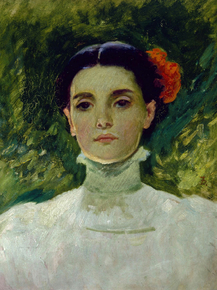 Frank Duveneck - Portrait of Maggie Wilson | Фрэнк Дювенек
