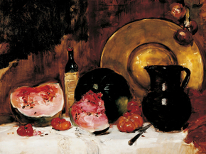 Frank Duveneck - Still Life with Watermelon | Фрэнк Дювенек