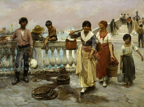 Frank Duveneck - Water Carriers, Venice | Фрэнк Дювенек