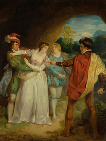 Francis Wheatley - Valentine rescuing Silvia from Proteus | Фрэнсис Уитли
