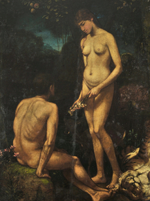 Hans Thoma - Adam and Eve | Ханс Тома