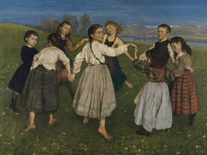 Hans Thoma - Childrens dances | Ханс Тома