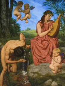 Hans Thoma - Die Quelle, The Spring | Ханс Тома