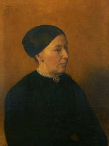 Hans Thoma - Portrait of Mrs | Ханс Тома
