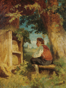 Hans Thoma - The bees friend | Ханс Тома