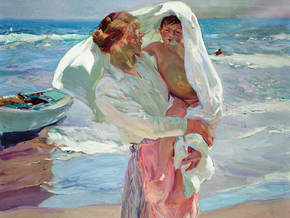 Joaquin Sorolla - After Bathing | Хоакин Соролья Joaquin Sorolla - After Bathing | Хоакин Соролья