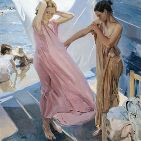 Joaquin Sorolla - After Bathing, Valencia | Хоакин Соролья