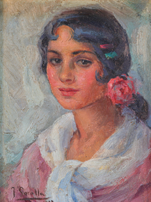 Joaquin Sorolla - Portrait of a Woman | Хоакин Соролья