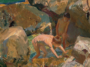Joaquin Sorolla - Children Looking for Shellfish | Хоакин Соролья Joaquin Sorolla - Children Looking for Shellfish | Хоакин Соролья