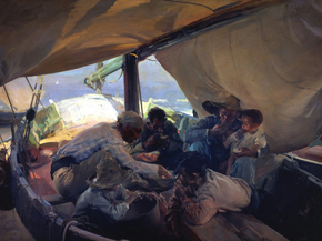 Joaquin Sorolla - Comida en la barca | Хоакин Соролья