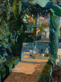 Joaquin Sorolla - Court of the Dances, Alcazar, Sevilla | Хоакин Соролья