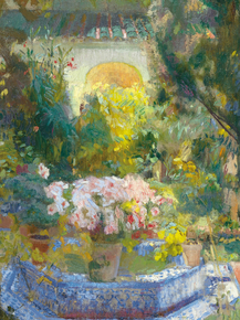 Joaquin Sorolla - Courtyard of the Casa Sorolla | Хоакин Соролья