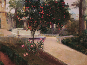 Joaquin Sorolla - Jardin del Alcazar de Sevilla | Хоакин Соролья