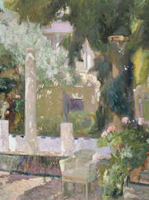 Joaquin Sorolla - The Gardens at the Sorolla Family House | Хоакин Соролья