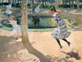 Joaquin Sorolla - The Skipping Rope | Хоакин Соролья