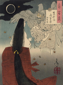Цукиока Ёситоси - Mount Yoshino, Midnight Moon