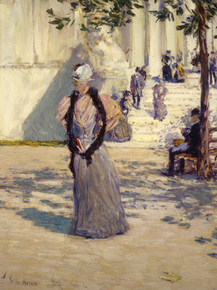 Childe Hassam - Figures in Sunlight | Чайльд Гассам