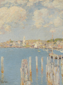 Childe Hassam - Gloucester Inner Harbor | Чайльд Гассам