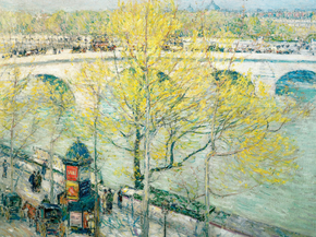 Childe Hassam - Pont Royal, Paris | Чайльд Гассам