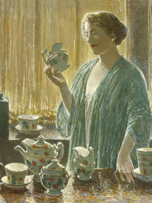Childe Hassam - Strawberry Tea Set | Чайльд Гассам