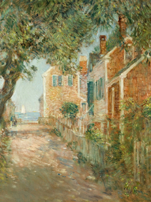 Childe Hassam - Street in Provincetown | Чайльд Гассам
