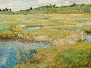 Childe Hassam - The Concord Meadow | Чайльд Гассам