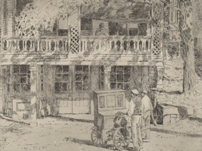 Childe Hassam - Tobys, Cos Cob | Чайльд Гассам