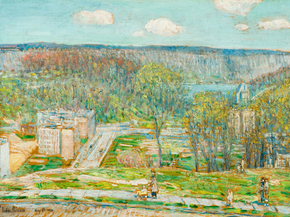 Childe Hassam - View from Fort George | Чайльд Гассам