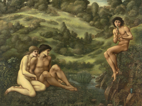 Edward Burne-Jones - The garden of Pan | Эдвард Бёрн-Джонс
