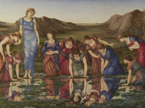Edward Burne-Jones - The Mirror of Venus | Эдвард Бёрн-Джонс Edward Burne-Jones - The Mirror of Venus | Эдвард Бёрн-Джонс