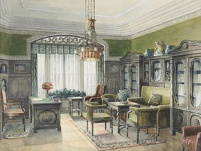 Edward Lamson Henry - Library Interior | Эдвард Лемсон Генри