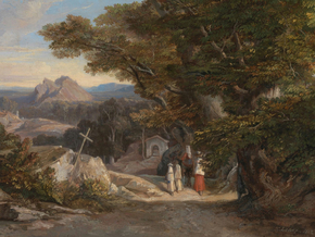 Edward Lear - Between Olavano Civitella | Эдвард Лир Edward Lear - Between Olavano Civitella | Эдвард Лир