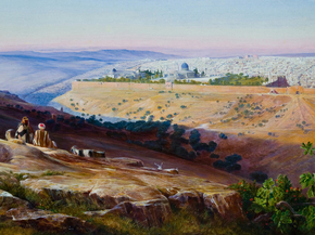 Edward Lear - Jerusalem from the Mount of Olives | Эдвард Лир Edward Lear - Jerusalem from the Mount of Olives | Эдвард Лир