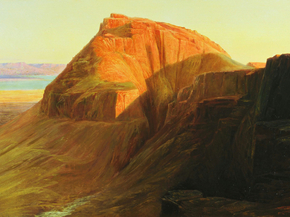 Edward Lear - Masada on the Dead Sea | Эдвард Лир