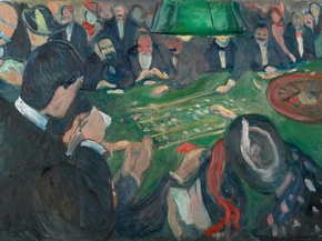Edvard Munch - At the Roulette Table in Monte Carlo | Эдвард Мунк