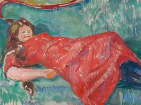 Edvard Munch - On the Sofa | Эдвард Мунк