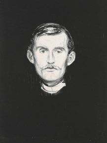 Edvard Munch - Self-Portrait with Skeleton Arm | Эдвард Мунк