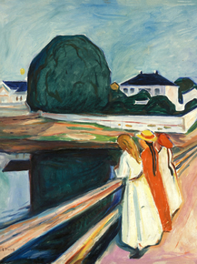Edvard Munch - The Girls on the Bridge | Эдвард Мунк