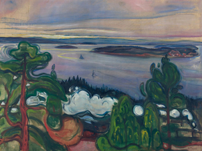 Edvard Munch - Train Smoke | Эдвард Мунк